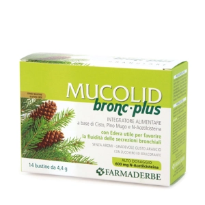 Mucolid Bronc plus 14 bustine  - Farmacia di Regoledo Srl